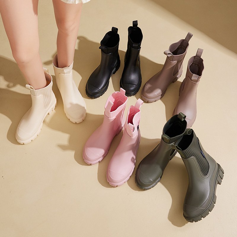 Women's Unisex Waterproof Rain Boots Quality Guarantee Hard-Wearing Recyclable PVC Rubber Insoles Summer Autumn Cheap Price