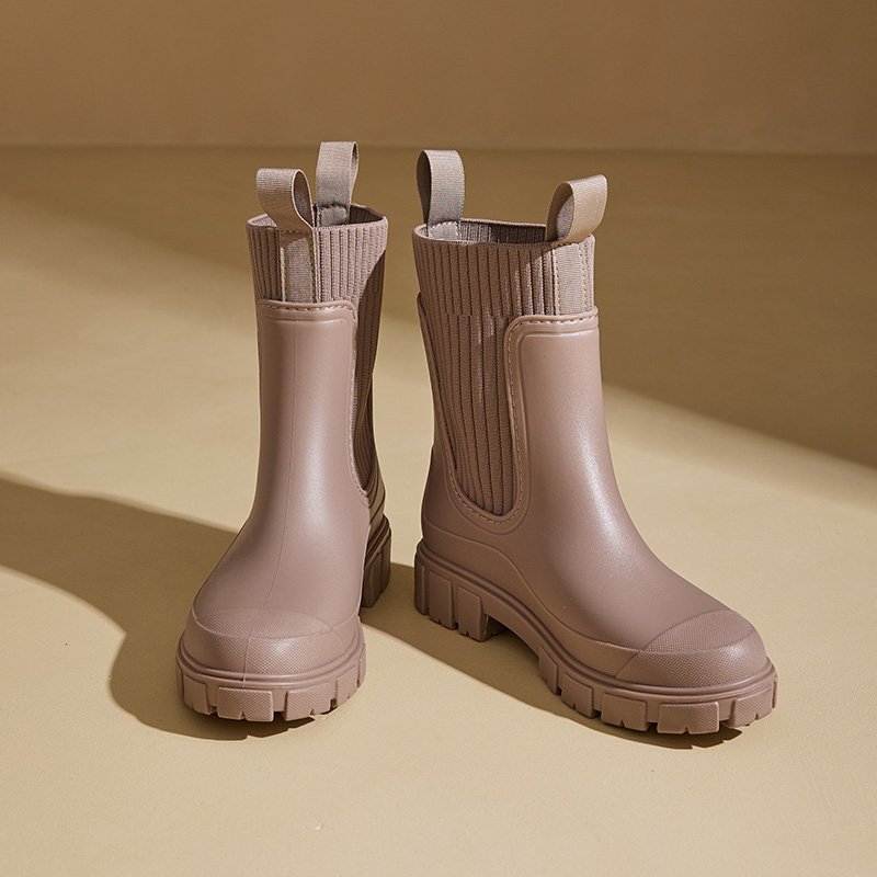 Women's Unisex Waterproof Rain Boots Quality Guarantee Hard-Wearing Recyclable PVC Rubber Insoles Summer Autumn Cheap Price