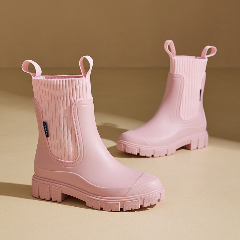 Women's Unisex Waterproof Rain Boots Quality Guarantee Hard-Wearing Recyclable PVC Rubber Insoles Summer Autumn Cheap Price