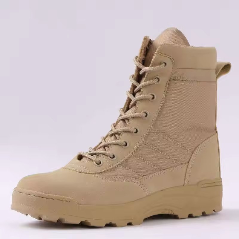 Good Men Quality Original Footwear Real Cow Leather Climbing Sport Shoes Outdoor Hiking Boots