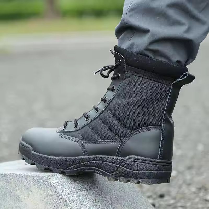 Good Men Quality Original Footwear Real Cow Leather Climbing Sport Shoes Outdoor Hiking Boots