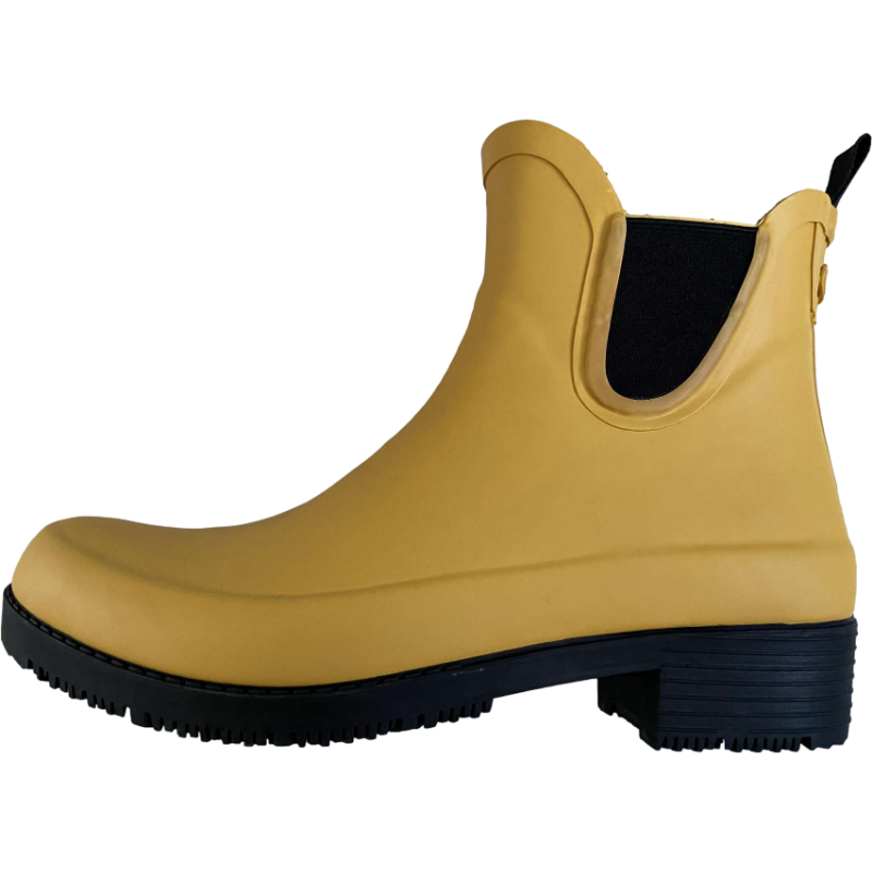 Rubber Chelsea Gum Boots for Lady Anti-Slipping Dog-walking Rubber Boots Waterproof Shoes