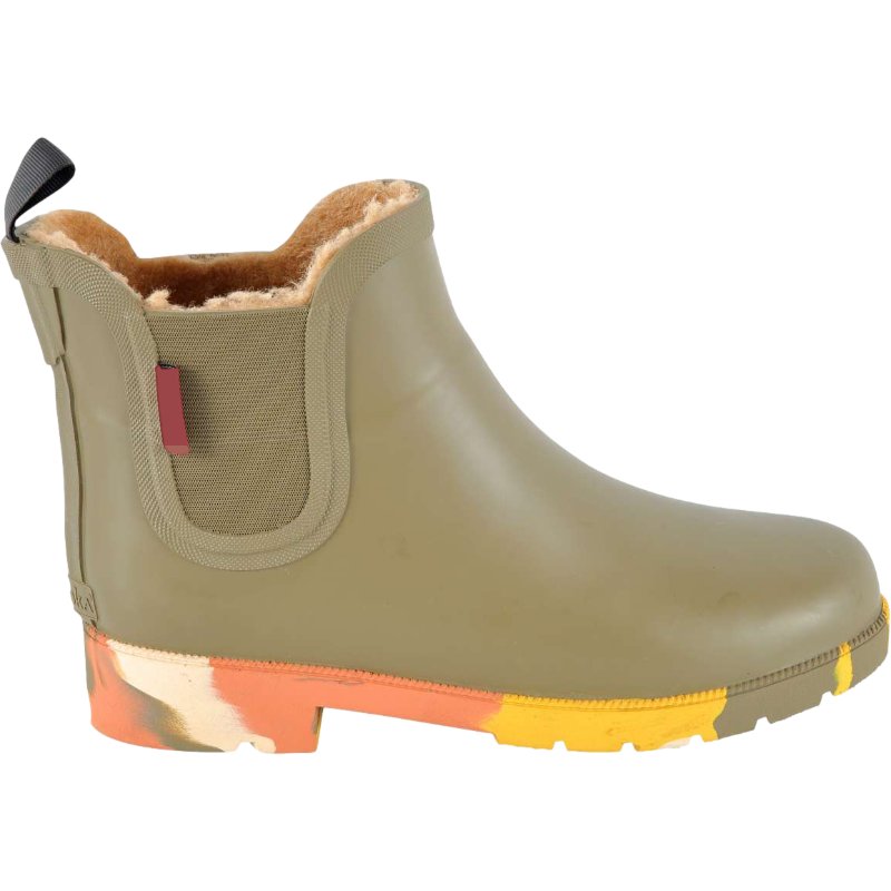 Rubber Chelsea Gum Boots for Lady Anti-Slipping Dog-walking Rubber Boots Waterproof Shoes