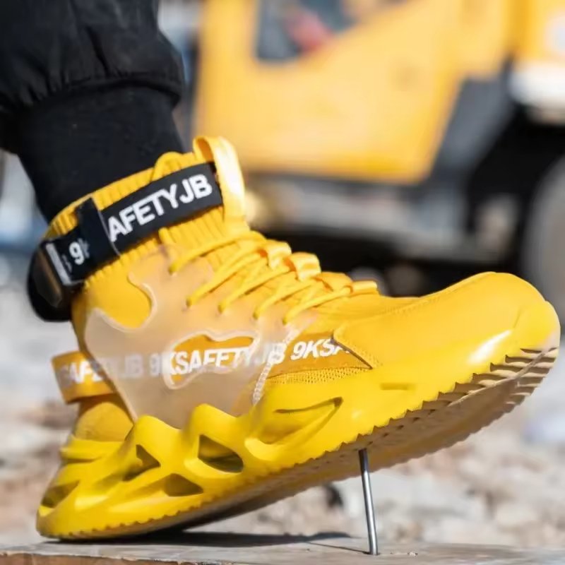 Factory Price Light Weight Safety Boots For Workers Comfortable Work Shoes With Steel Toe For Men's
