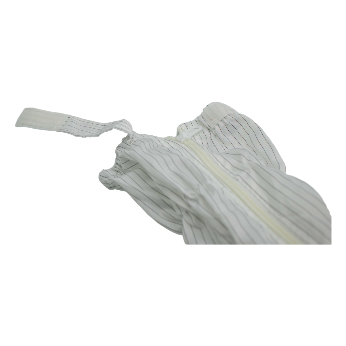 White Reusable Antistatic ESD Leather Cleanroom Boots - Washable Durable Shoes for Industrial Use