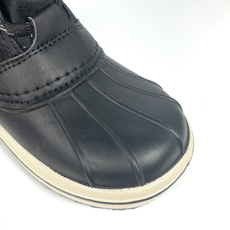 Wholesale toddler waterproof rain wellies wool lining children winter duck boots snow boots for kids