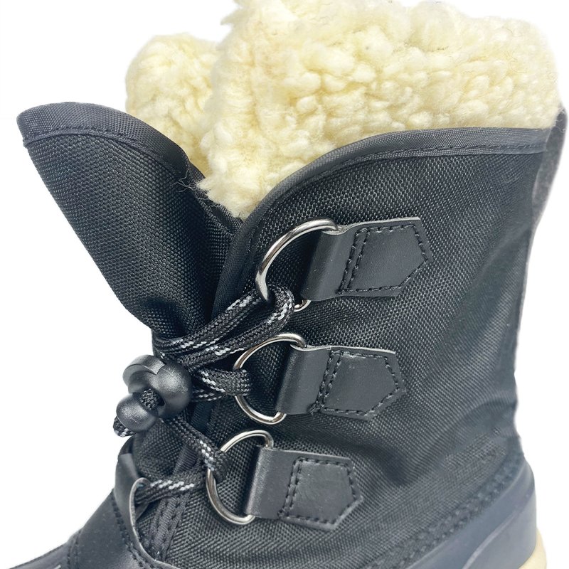 Wholesale toddler waterproof rain wellies wool lining children winter duck boots snow boots for kids