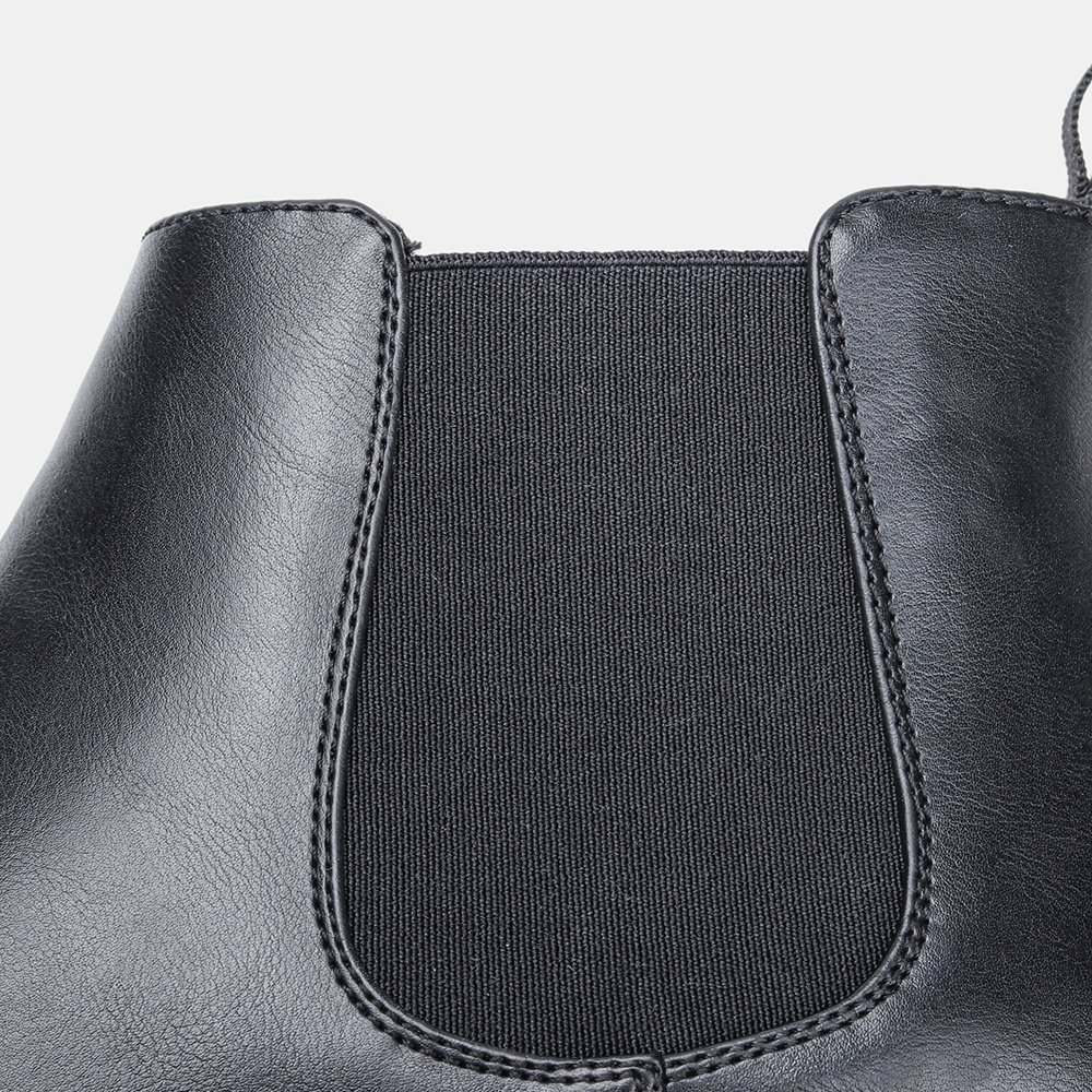 Men's Chelsea Boots Ankle Martin Hiking Boots Plush Fashion Trend Business Casual Dress Boots for Men