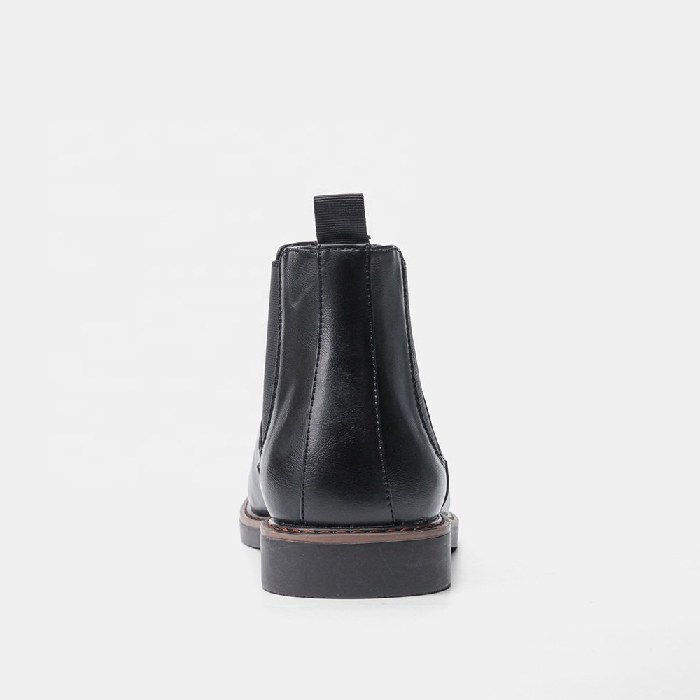 Men's Chelsea Boots Ankle Martin Hiking Boots Plush Fashion Trend Business Casual Dress Boots for Men
