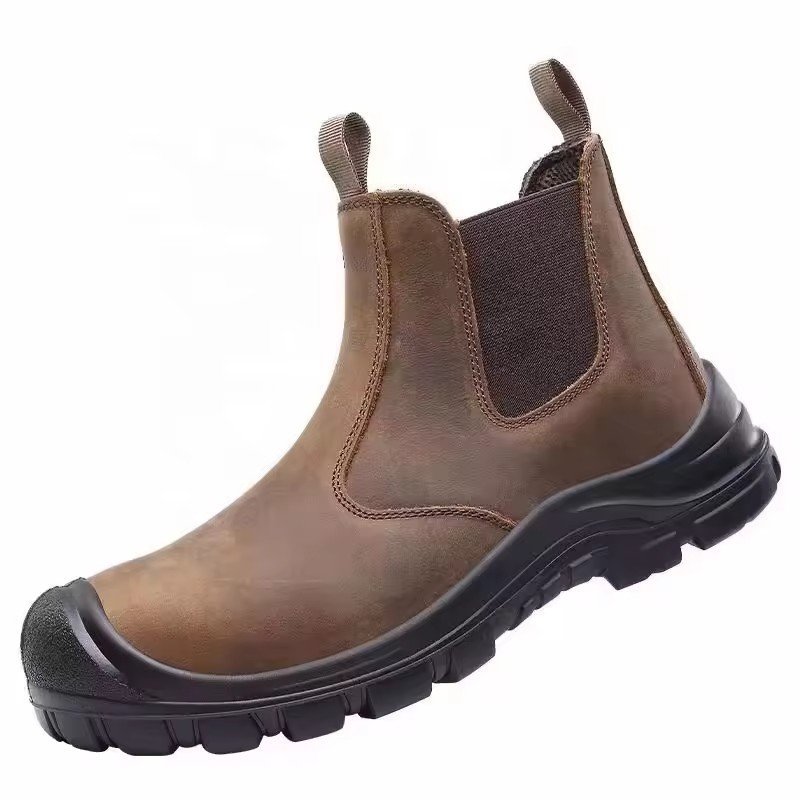 Factory Seal Winter Leather Men Safety Boots For Worker