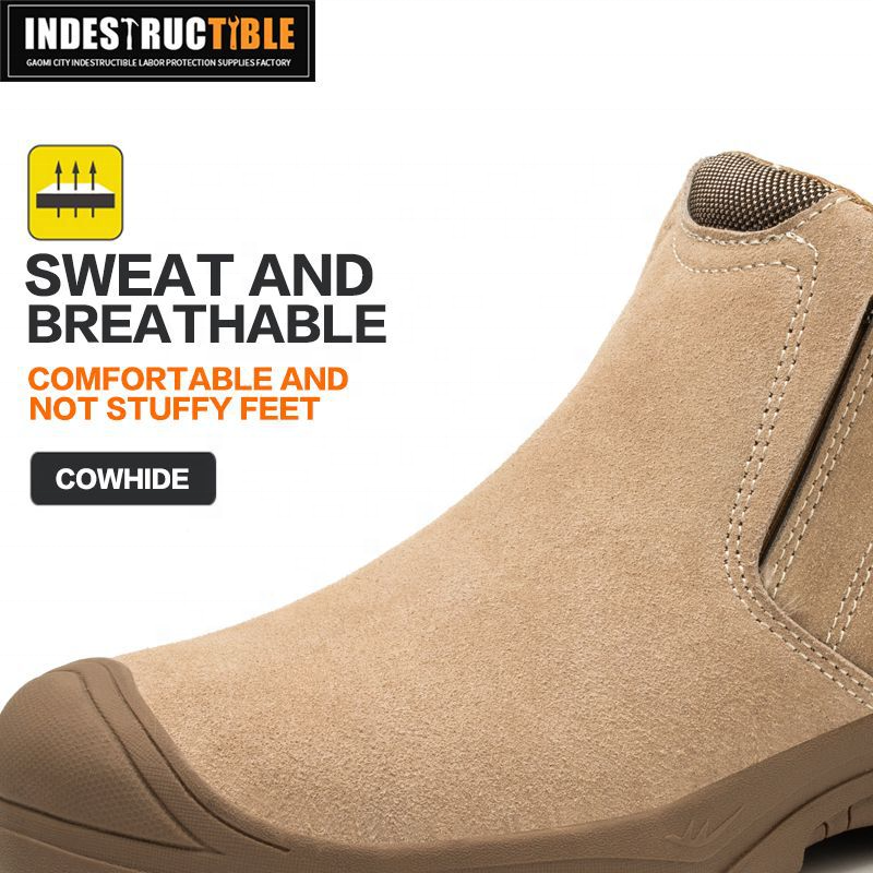 Wejump Anti-smashing welding safety boots steel toe