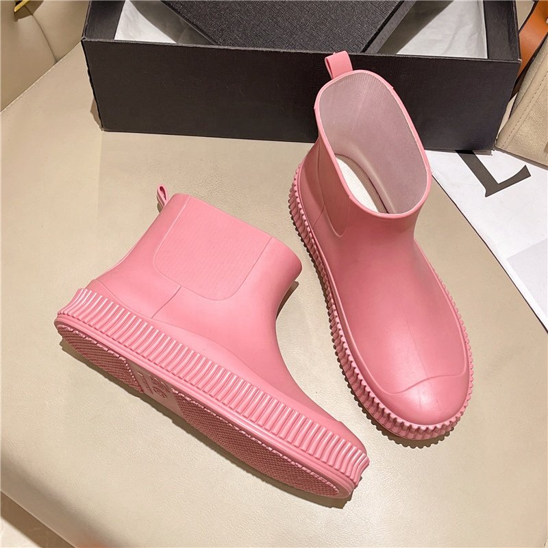 Latest Design Trend Fashion Trend Comfortable Women Ankle Boots Waterproof Rain Boots