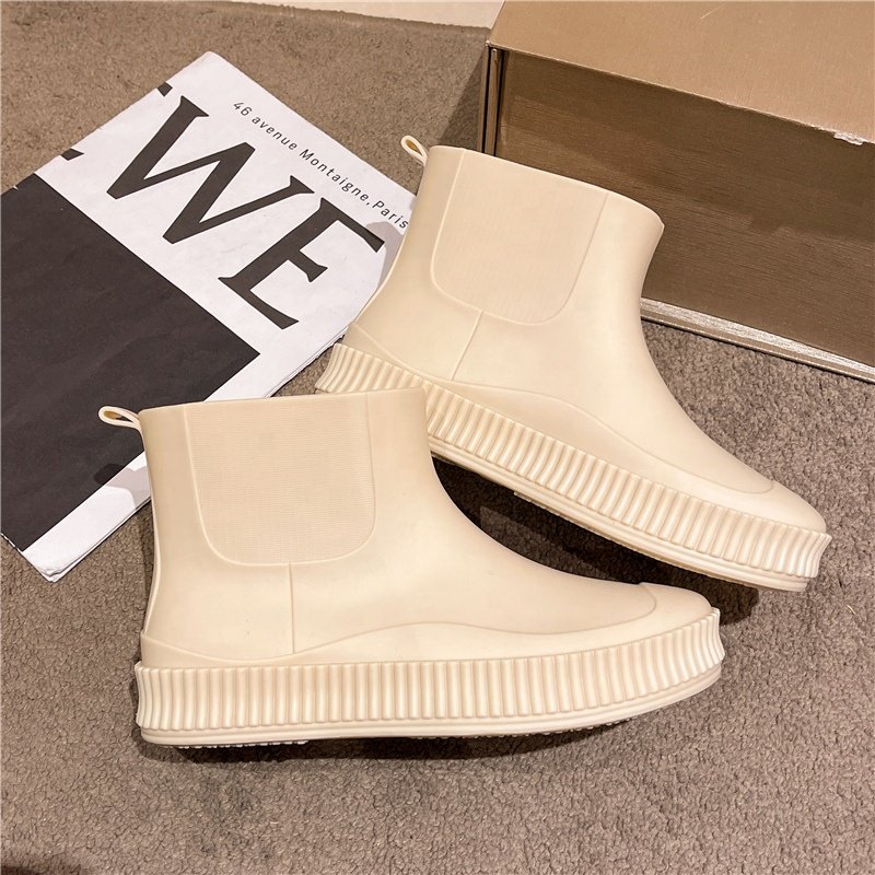 Latest Design Trend Fashion Trend Comfortable Women Ankle Boots Waterproof Rain Boots