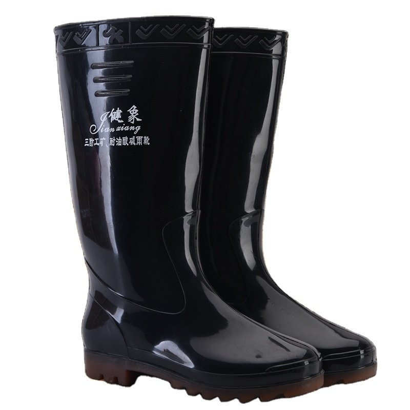 Industrial work boots safety footwear men shoes PVC rain boots gum boots waterproof factory