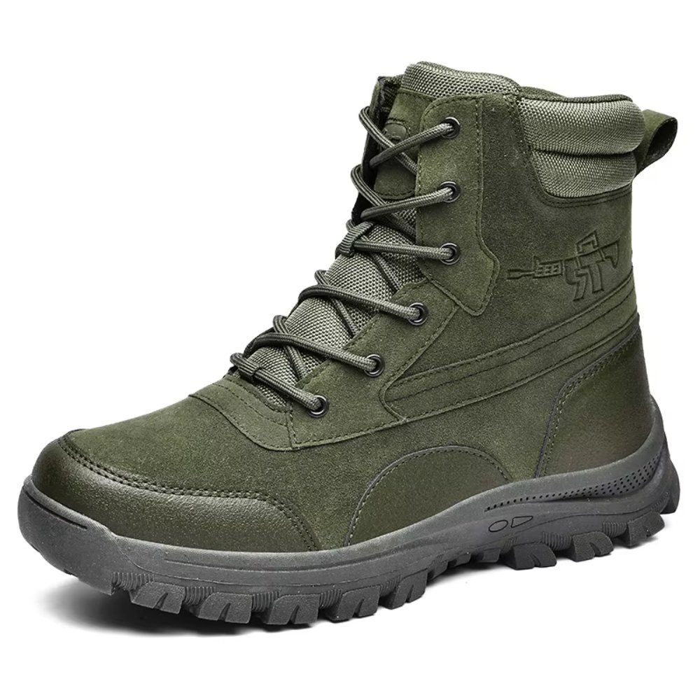 Men's outdoor training boots in Jungle outdoor climbing boots with abrasion resistance and warmth