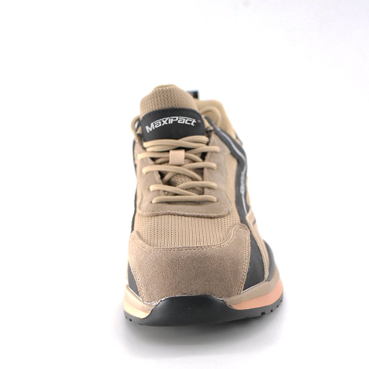 MaxiPact Outdoor Sports Work Boots 2.8mmKeiflar Anti-Stab Midsole ES Steel Toe Flywoven Rubber Outsole Safety Hiking Shoes