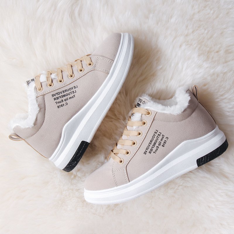 2022 winter new fashion casual warm snow boots cotton shoes women