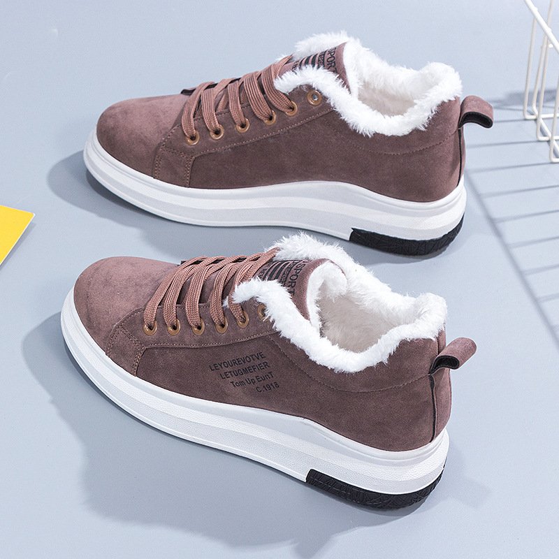 2022 winter new fashion casual warm snow boots cotton shoes women