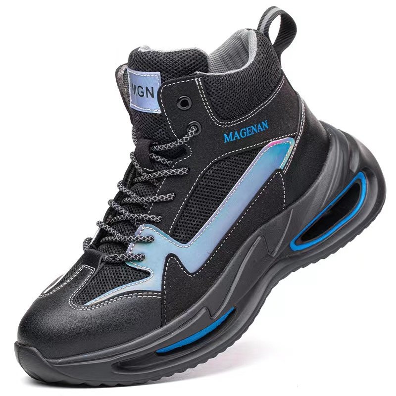 MGN Men's 212 6" Lace To Toe Light Weight Safety Working Boots With Wide Steel Toe And Kevlarr Plate