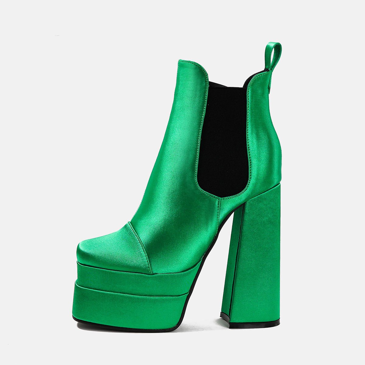 2023 New Fashion Women's Fall/Winter Chunky Heel High Waterproof Platform Large Size Ankle Boots