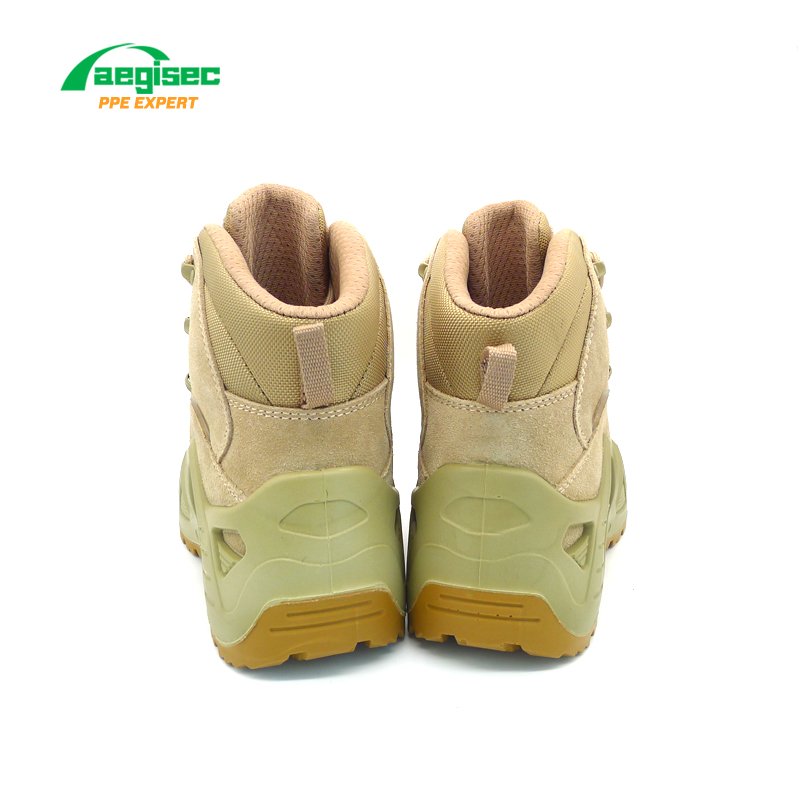AEGISEC cow suede jungle boots slip resistant PU sole tactical boots for men