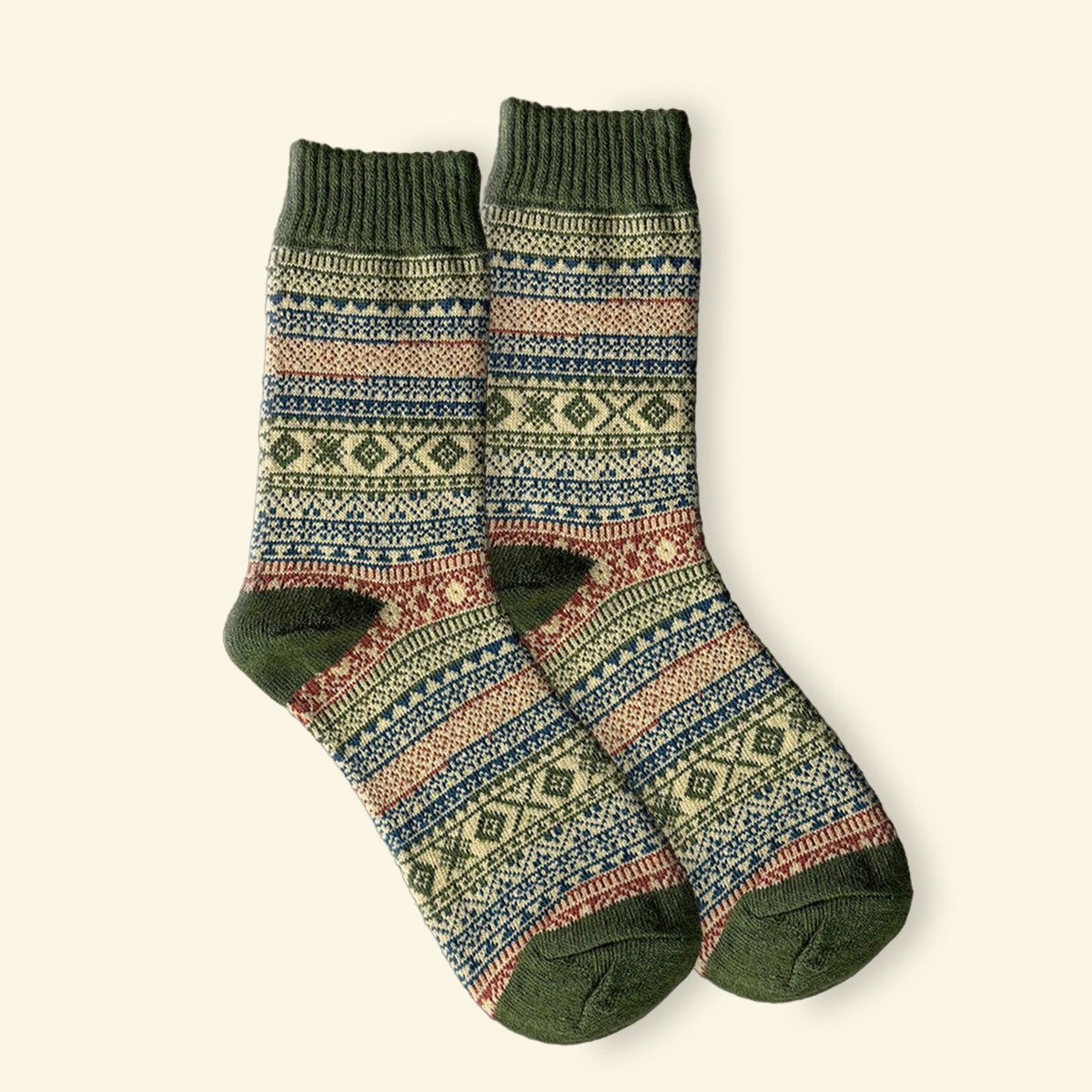 Wool Socks For Men Winter Warm Thick Cozy Knit Socks Boots Socks