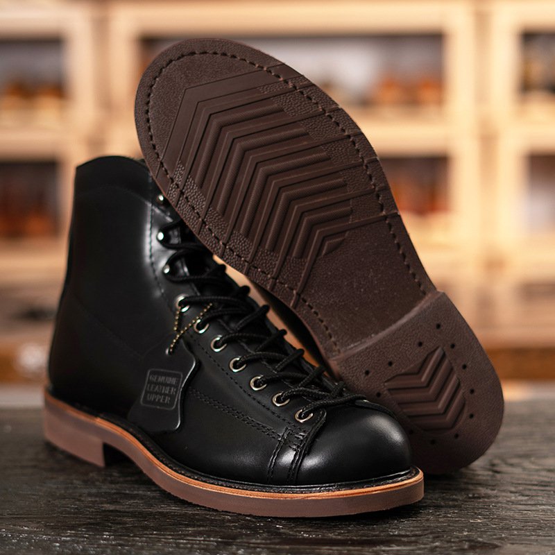 2022 hot sale fashion new style male shoes breathable casual men's business dress leather shoes boots for men