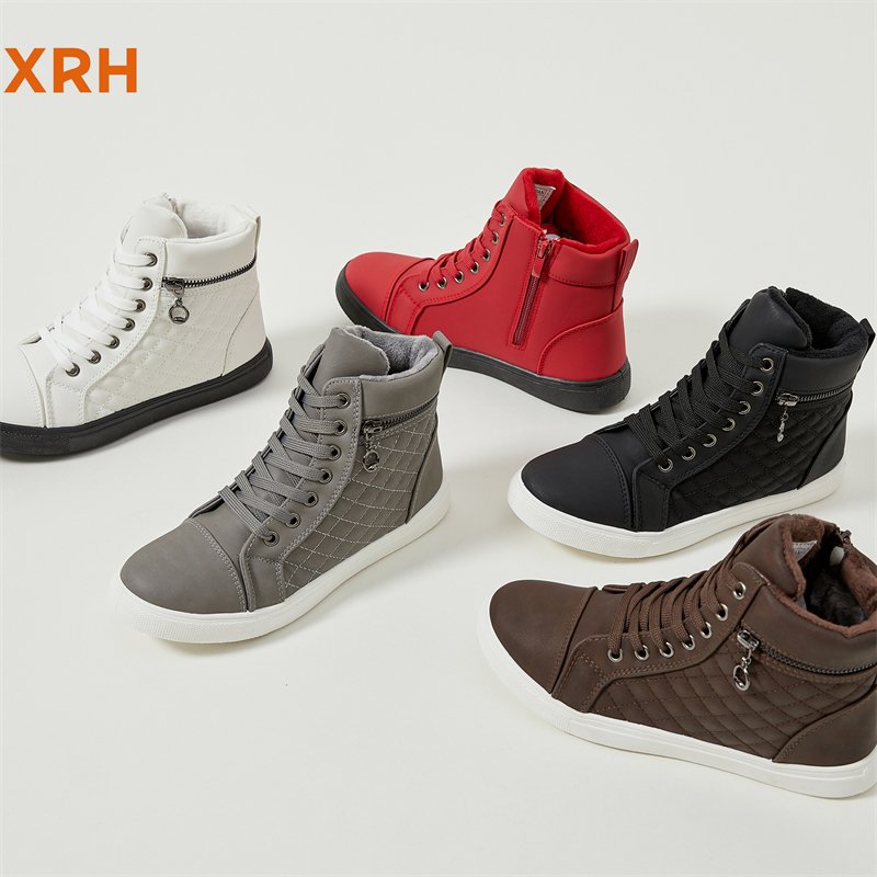 Fashion Anti-Slip Lace Up Pu Upper Warm Waterproof Botas De Mujer Custom Shoes Platform Womens Winter Ankle Boots For Women 2024