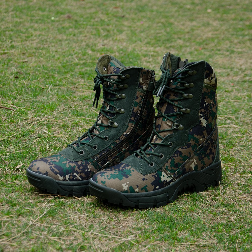 Outdoor Durable Olive Green Tactical Boots Jungle Boots