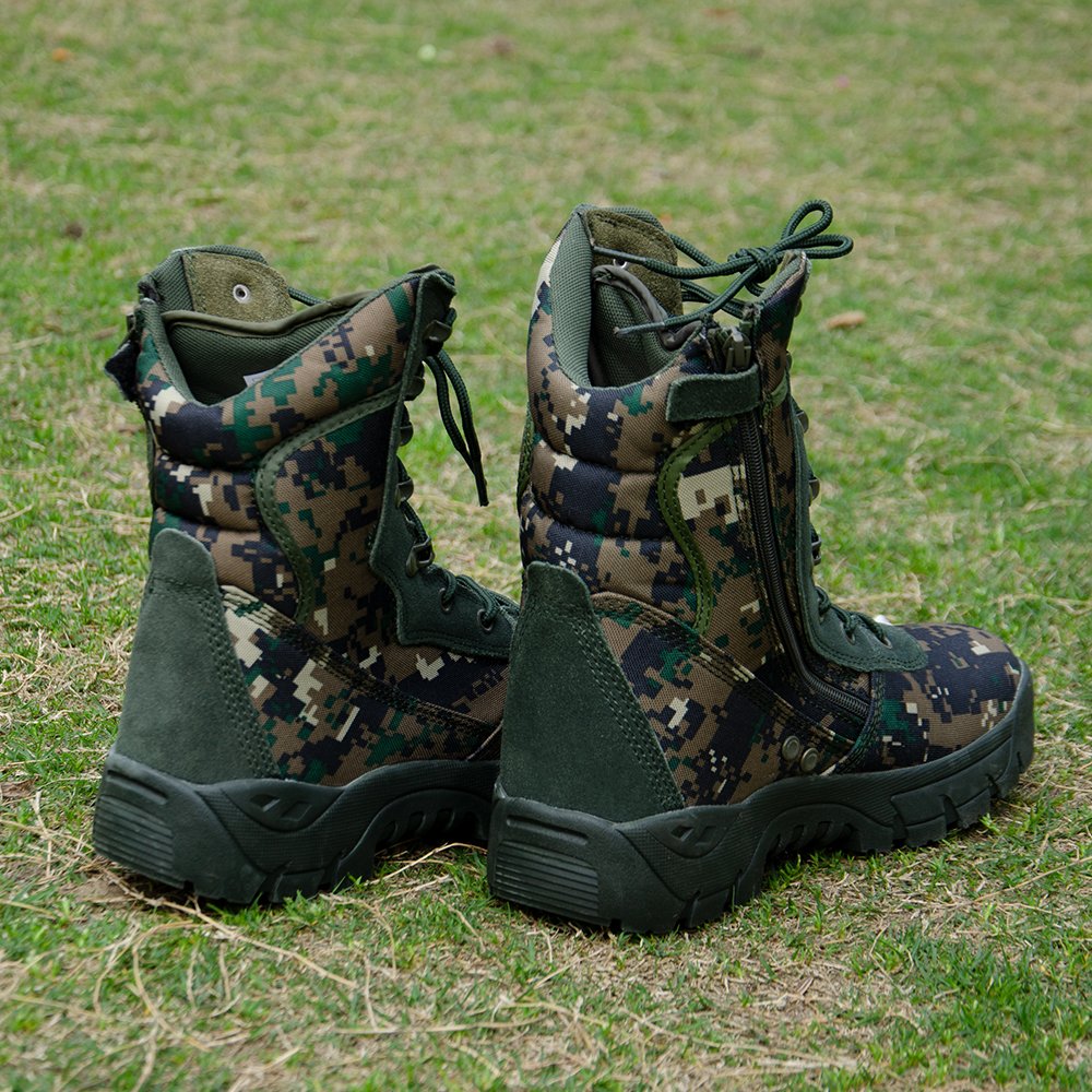 Outdoor Durable Olive Green Tactical Boots Jungle Boots