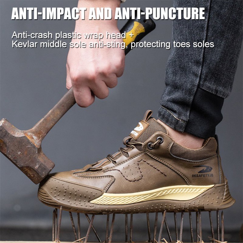 Hiking Boots Construction Work Breathable Safety Welding Shoes For Wekder