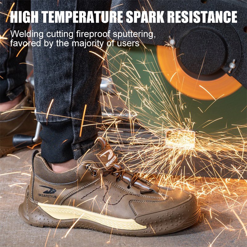 Hiking Boots Construction Work Breathable Safety Welding Shoes For Wekder