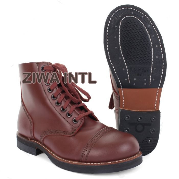 WW2 German Officer m43 low boots black leather original