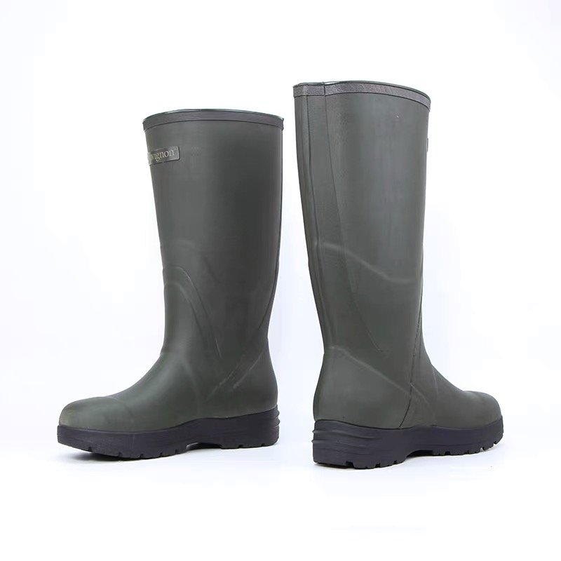 MENS NEOPRENE STEEL TOE CUSTOMIZED ANTI PUNCTURE ANTI SMASH PENETRATION RESISTANT OIL RESISTANT RUBBER BOOTS