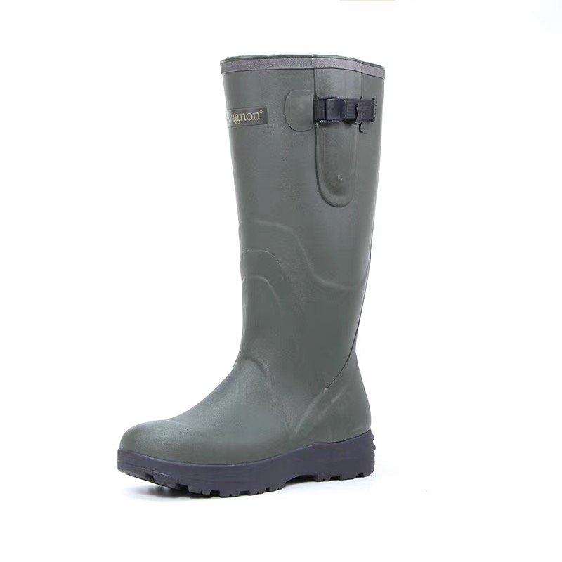 MENS NEOPRENE STEEL TOE CUSTOMIZED ANTI PUNCTURE ANTI SMASH PENETRATION RESISTANT OIL RESISTANT RUBBER BOOTS