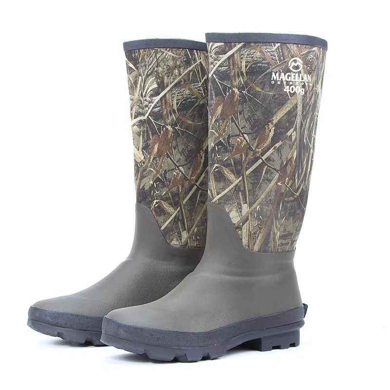 MENS NEOPRENE STEEL TOE CUSTOMIZED ANTI PUNCTURE ANTI SMASH PENETRATION RESISTANT OIL RESISTANT RUBBER BOOTS