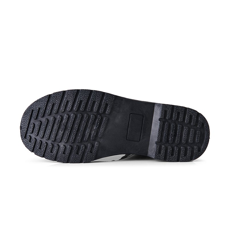 black pu leather boots high ankle sports casual anti-slippery solomon high-elastic barefoot running for men shoes