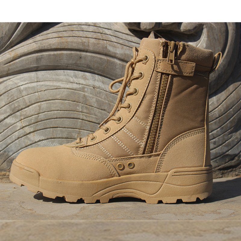 Custom Desert Tactical Mens Walking Waterproof Boots Assault Tactical Combat Desert Boots