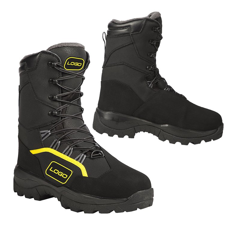 TX06 OEM Winter Anti slip and warm insulationoutdoor hiking boots Snow motorcycle boots snow shoes for men
