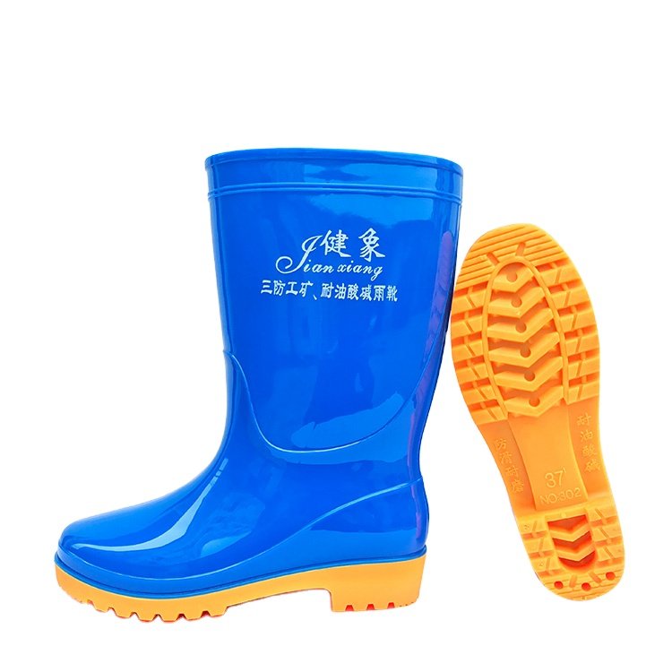 Custom pvc boots plastic work shoes men women anti-slip waterproof rain boots medical shoes