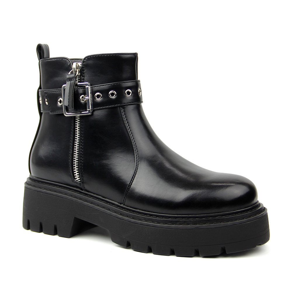 Ladies Women's Winter Bottes Walking Shoes Hiking Boots Work Platform Leather Snow Boots for Women
