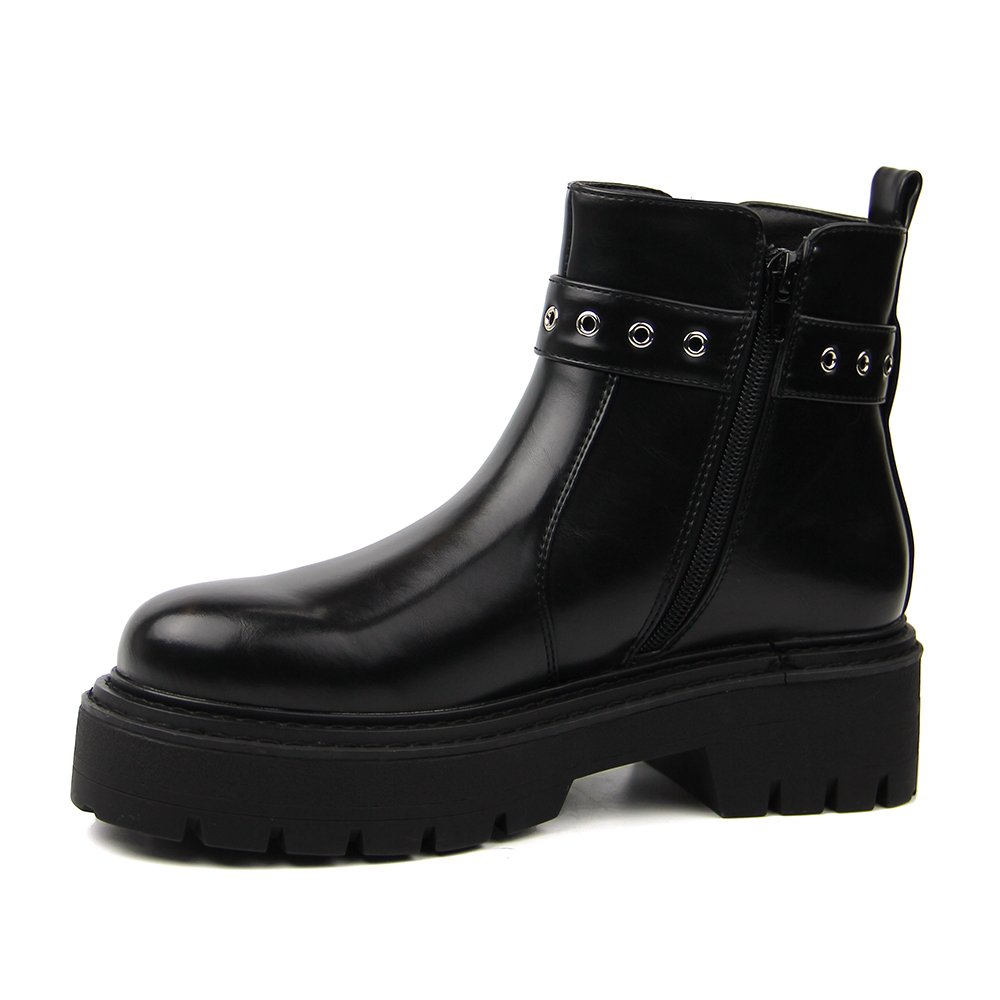 Ladies Women's Winter Bottes Walking Shoes Hiking Boots Work Platform Leather Snow Boots for Women