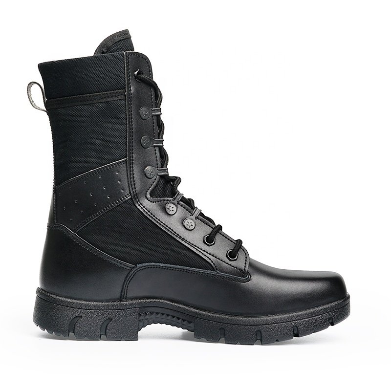 High-Quality High-Top Black Outdoor Waterproof Boots Wear-Resistant Lightweight Safety Shoes