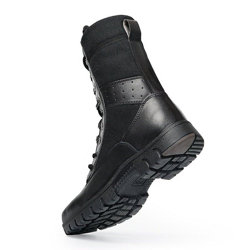 High-Quality High-Top Black Outdoor Waterproof Boots Wear-Resistant Lightweight Safety Shoes