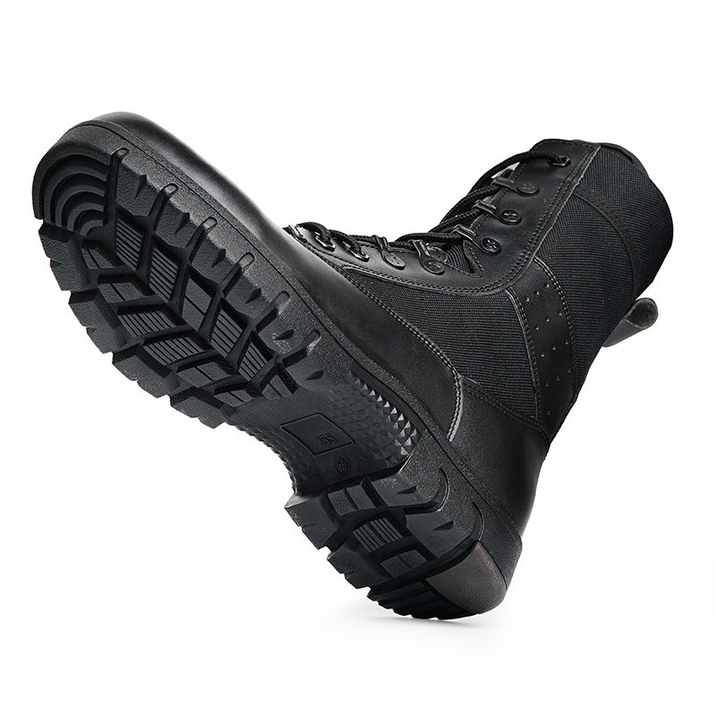 High-Quality High-Top Black Outdoor Waterproof Boots Wear-Resistant Lightweight Safety Shoes