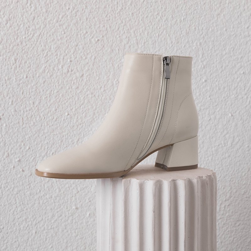 Customized style casual comfortable fastory sale pointed toe low heels waterproof women ankle boots