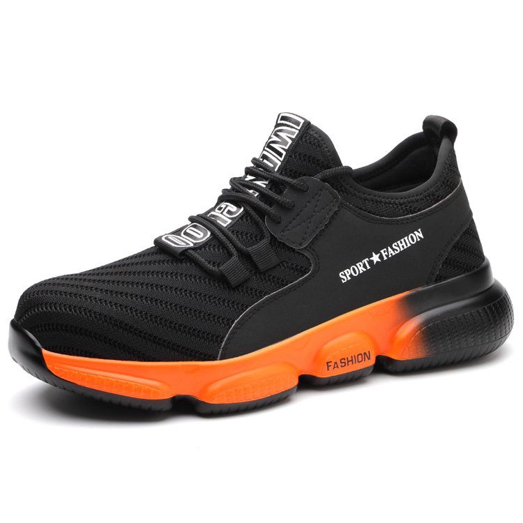 Factory Industrial Men ESD Construction Sports Protective Security Work Boots Steel Toe Cow Leather Antistatic Safety Shoes