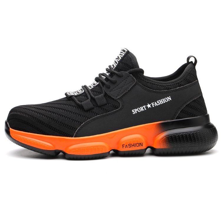 Factory Industrial Men ESD Construction Sports Protective Security Work Boots Steel Toe Cow Leather Antistatic Safety Shoes