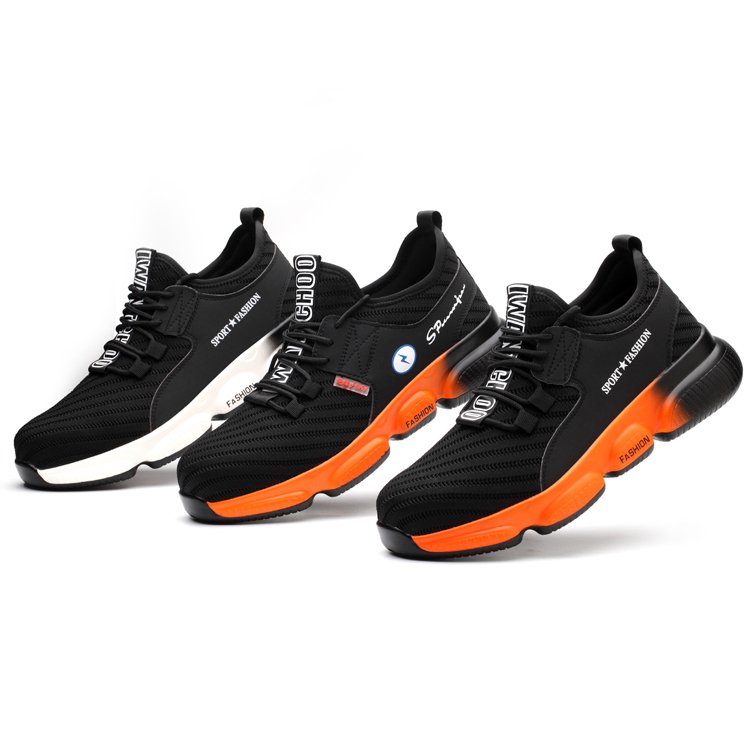 Factory Industrial Men ESD Construction Sports Protective Security Work Boots Steel Toe Cow Leather Antistatic Safety Shoes