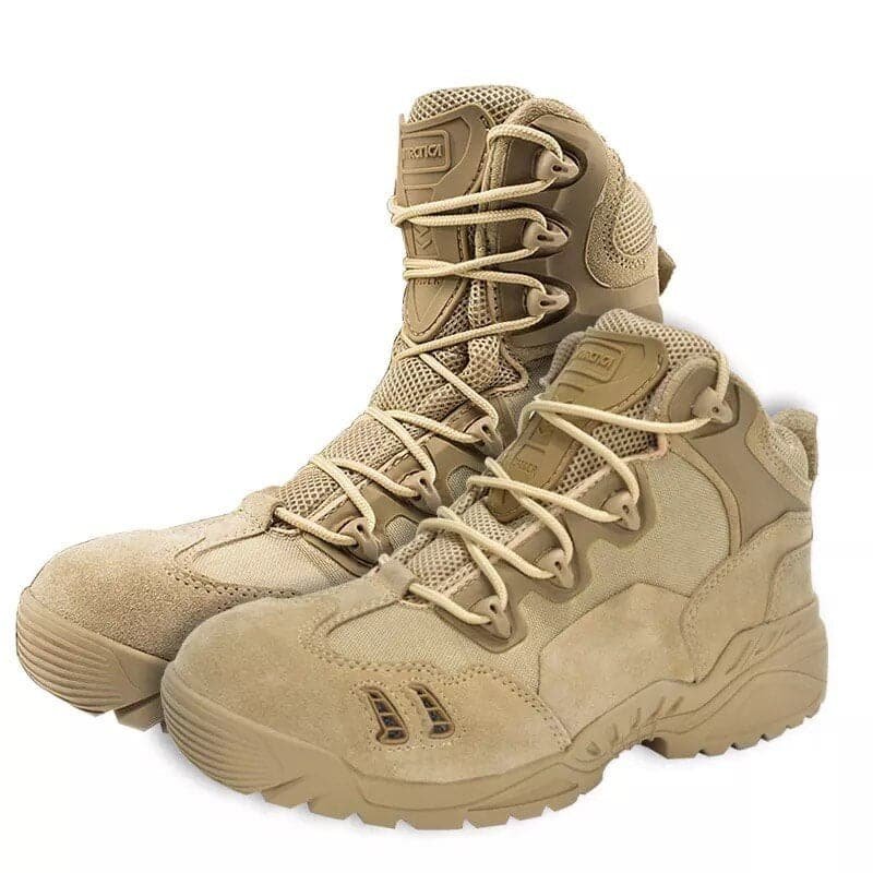 PTG Outdoor Delta Tactical Breathable Shoes Hiking Climbing Hard-wearing Combat Boots Waterproof High-top Desert Shoes